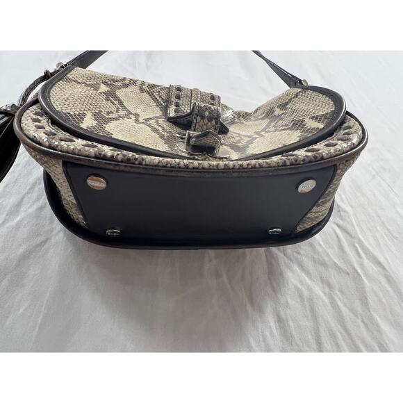 TOUS Snake Print Saddle Bag - Picture 6 of 11